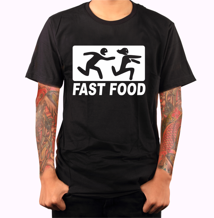 Funny T-shirt fast food ǀ